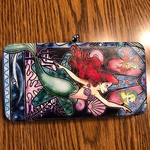 Disney little mermaid Simulated Leather wallet.
